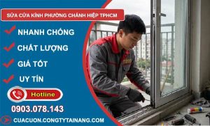 sửa cửa kính phường Chánh Hiệp
