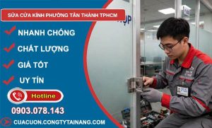 sửa cửa kính phường Tân Thành