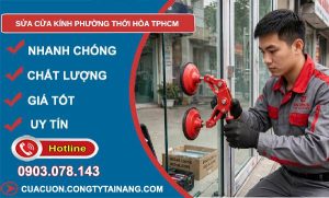 sửa cửa kính phường Thới Hòa