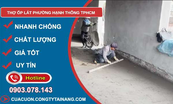 thợ ốp lát phường Hạnh Thông TPHCM